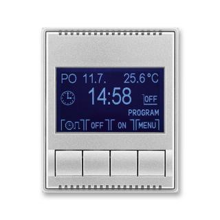 Hodiny spínací programovatelné - ovládací část, 3292E-A20301 08, ABB, Time®, Time® Arbo, titanová (ABB, Time®, Time® Arbo, titanová)