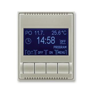 Hodiny spínací programovatelné - ovládací část, 3292E-A20301 32, ABB, Time®, Time® Arbo, starostříbrná (ABB, Time®, Time® Arbo, starostříbrná)