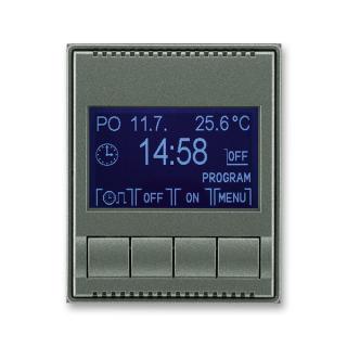 Hodiny spínací programovatelné - ovládací část, 3292E-A20301 34, ABB, Time®, Time® Arbo, antracitová (ABB, Time®, Time® Arbo, antracitová)