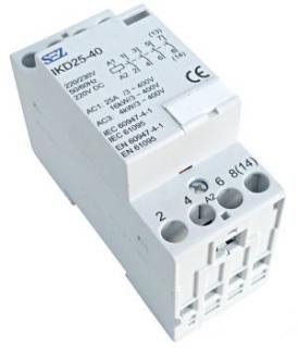 Instalační stykač SEZ IKD25-40/220/230V, 50/60 (IKD25040)