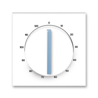 Kryt ovládače časového otočného, (3294M-A00160 41) (ABB,  Neo®, bílá / ledová modrá)