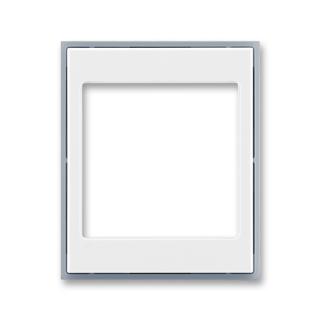 Kryt přístroje osvětlení s LED, AudioWorld, Profil 45, 5016E-A00070 04, ABB, Element, bílá / ledová šedá (ABB, Element, bílá / ledová šedá)