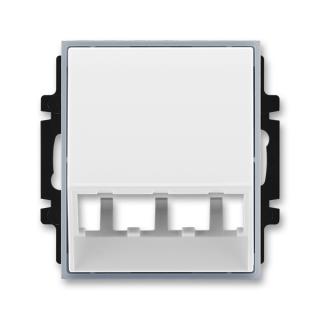 Kryt pro přístroj šikmého osvětlení s LED, 5014E-A00400 04, ABB, Element, bílá / ledová šedá (ABB, Element, bílá / ledová šedá)
