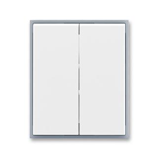 Kryt spínače dělený, 3558E-A00652 04, ABB, Element®, bílá / ledová šedá (ABB, Element®, bílá / ledová šedá)