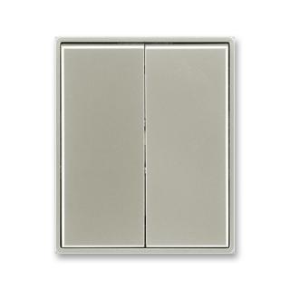 Kryt spínače dělený, 3558E-A00652 32, ABB, Time®, Time® Arbo, starostříbrná (ABB, Time®, Time® Arbo, starostříbrná)