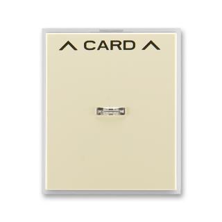Kryt spínače kartového, (3559E-A00700 21) (ABB, Element®, slonová kost / ledová bílá)