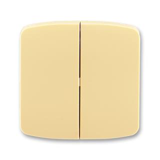Kryt spínače kolébkového dělený, 3558A-A652 D, ABB, Tango, béžová (ABB, Tango, béžová)