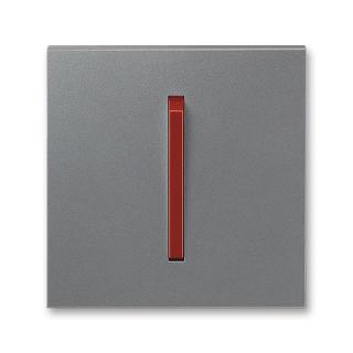 Kryt spínače s jednou páčkou, 3559M-A00651 71, ABB, Neo® Tech, ocelová / teracotta  (ABB, Neo® Tech, ocelová / teracotta )