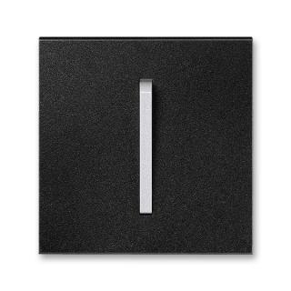 Kryt spínače s jednou páčkou, 3559M-A00651 74, ABB, Neo® Tech, onyx / titanová (ABB, Neo® Tech, onyx / titanová)