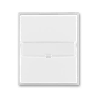 Kryt spínače s popisovým polem, 3558E-A00610 01, ABB, Time®, Element®, bílá / ledová bílá (ABB, Time®, Element®, bílá / ledová bílá)