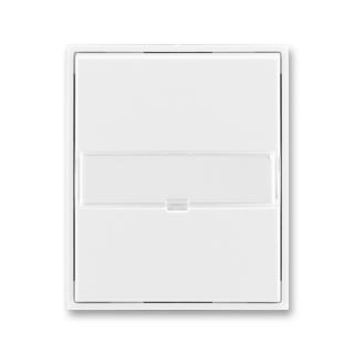 Kryt spínače s popisovým polem, 3558E-A00610 03, ABB, Time®, Element®, bílá / bílá (ABB, Time®, Element®, bílá / bílá)