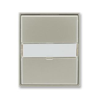Kryt spínače s popisovým polem, 3558E-A00610 32, ABB, Time®, Time® Arbo, starostříbrná (ABB, Time®, Time® Arbo, starostříbrná)