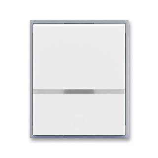 Kryt spínače s průzorem, 3558E-A00653 04, ABB, Element®, bílá / ledová šedá (ABB, Element®, bílá / ledová šedá)