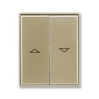 Kryt spínače žaluziového, 3558E-A00662 33, ABB, Time®, Time® Arbo, šampaňská (ABB, Time®, Time® Arbo, šampaňská)
