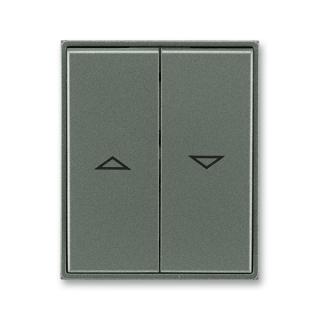 Kryt spínače žaluziového, 3558E-A00662 34, ABB, Time®, Time® Arbo, antracitová (ABB, Time®, Time® Arbo, antracitová)