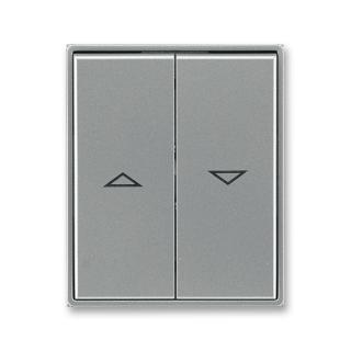 Kryt spínače žaluziového, 3558E-A00662 36, ABB, Time®, Time® Arbo, ocelová (ABB, Time®, Time® Arbo, ocelová)