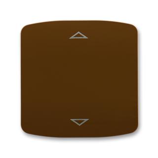 Kryt spínače žaluziového Busch-Jalousiecontrol® II, 3299A-A110 H, ABB, Tango, hnědá (ABB, Tango, hnědá)