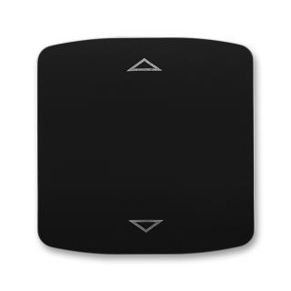 Kryt spínače žaluziového Busch-Jalousiecontrol® II, 3299A-A110 N, ABB, Tango, černá (ABB, Tango, černá)