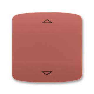 Kryt spínače žaluziového Busch-Jalousiecontrol® II, 3299A-A110 R2, ABB, Tango, vřesová červená (ABB, Tango, vřesová červená)