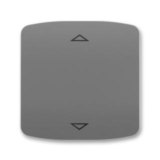 Kryt spínače žaluziového Busch-Jalousiecontrol® II, 3299A-A110 S2, ABB, Tango, kouřová šedá (ABB, Tango, kouřová šedá)