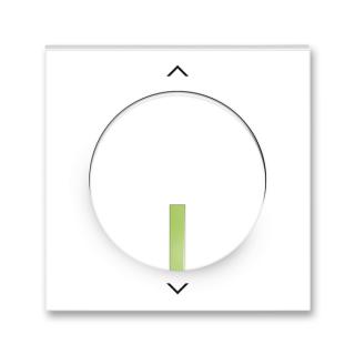 Kryt spínače žaluziového Busch-Jalousiecontrol® II, 3299M-A00110 42, ABB,  Neo®, bílá / ledová zelená (ABB,  Neo®, bílá / ledová zelená)
