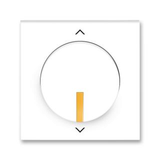 Kryt spínače žaluziového Busch-Jalousiecontrol® II, 3299M-A00110 43, ABB,  Neo®, bílá / ledová oranžová (ABB,  Neo®, bílá / ledová oranžová)