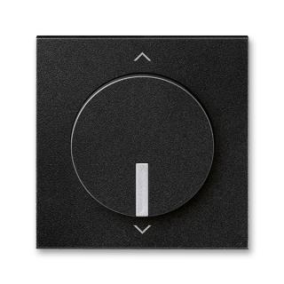 Kryt spínače žaluziového Busch-Jalousiecontrol® II, 3299M-A00110 74, ABB, Neo® Tech, onyx / titanová (ABB, Neo® Tech, onyx / titanová)