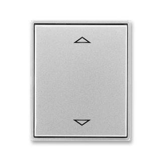 Kryt spínače žaluziového s krátkocestným ovladačem, 3299E-A00110 08, ABB, Time®, Time® Arbo, titanová (ABB, Time®, Time® Arbo, titanová)