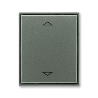 Kryt spínače žaluziového s krátkocestným ovladačem, 3299E-A00110 34, ABB, Time®, Time® Arbo, antracitová (ABB, Time®, Time® Arbo, antracitová)