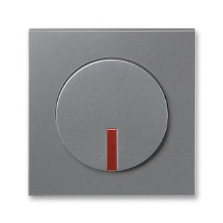 Kryt stmívače s krátkocestným ovladačem, 3299M-A00100 71, ABB, Neo® Tech, ocelová / teracotta (ABB, Neo® Tech, ocelová / teracotta)