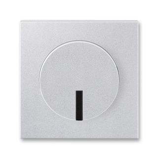 Kryt stmívače s krátkocestným ovladačem, 3299M-A00100 72, ABB, Neo® Tech, titanová / onyx (ABB, Neo® Tech, titanová / onyx)