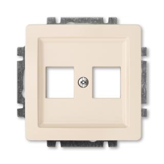 Kryt zásuvky komunikační, 5014G-A02018 C1, ABB, Swing®, Swing®L, krémová (ABB, Swing®, Swing®L, krémová)