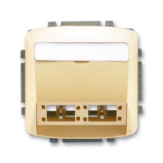 Kryt zásuvky komunikační a datové, pro moduly RM freenet, 5014A-A00420 D, ABB, Tango, béžová (ABB, Tango, béžová)