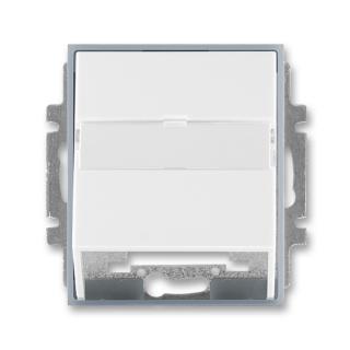 Kryt zásuvky komunikační a datové, repro, pro nosnou masku, (5014E-A00100 04) (ABB, Element, bílá / ledová šedá)