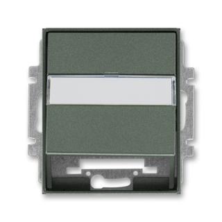 Kryt zásuvky komunikační a datové, repro, pro nosnou masku, 5014E-A00100 34, ABB, Time®, Time® Arbo, antracitová (ABB, Time®, Time® Arbo, antracitová)