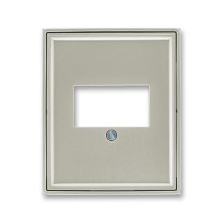Kryt zásuvky komunikační, přímé, 5014E-A00040 32, ABB, Time®, Time® Arbo, starostříbrná (ABB, Time®, Time® Arbo, starostříbrná)