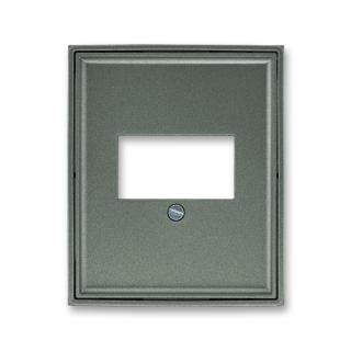 Kryt zásuvky komunikační, přímé, 5014E-A00040 34, ABB, Time®, Time® Arbo, antracitová (ABB, Time®, Time® Arbo, antracitová)