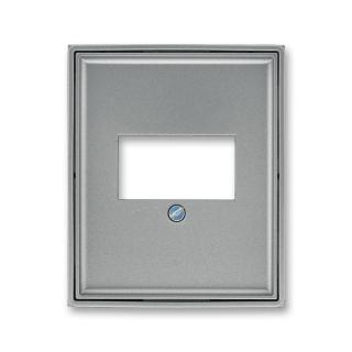 Kryt zásuvky komunikační, přímé, 5014E-A00040 36, ABB, Time®, Time® Arbo, ocelová (ABB, Time®, Time® Arbo, ocelová)