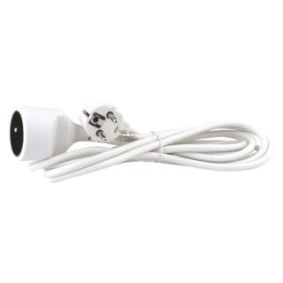 Prodlužovací kabel - spojka, 3m, bílý