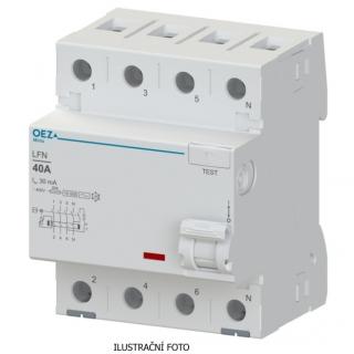 Proudový chránič OEZ - LFN-40-4-030A, 10kA, (42452)