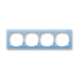 Rámeček čtyřnásobný, (3901M-A00140 41) (ABB,  Neo®, ledová modrá)
