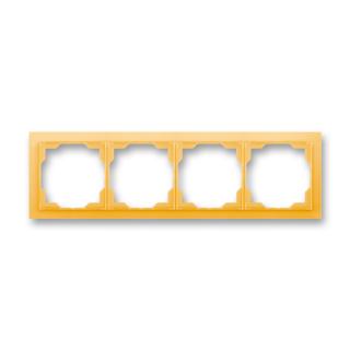 Rámeček čtyřnásobný, (3901M-A00140 43) (ABB,  Neo®, ledová oranžová)