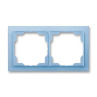 Rámeček dvojnásobný, (3901M-A00120 41) (ABB,  Neo®, ledová modrá)