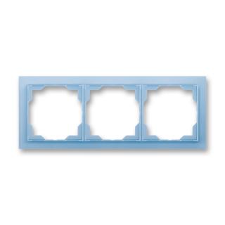 Rámeček trojnásobný, (3901M-A00130 41) (ABB,  Neo®, ledová modrá)