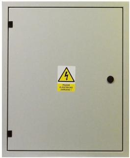 Rozvaděč elektroměrový, RE 1, plechový, 1x 3-fázový, světle šedá barva, PRE