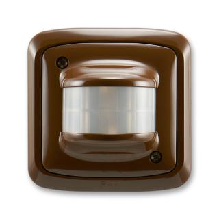 Spínač automatický s rovinným snímáním, 1 relé, IP 44, 3299A-C22184 H, ABB, Tango, hnědá (ABB, Tango, hnědá)