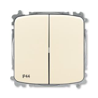Spínač IP 44, řazení 5, 3559A-A05940 C, ABB, Tango, slonová kost (ABB, Tango, slonová kost)