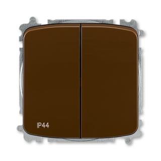 Spínač IP 44, řazení 5, 3559A-A05940 H, ABB, Tango, hnědá (ABB, Tango, hnědá)