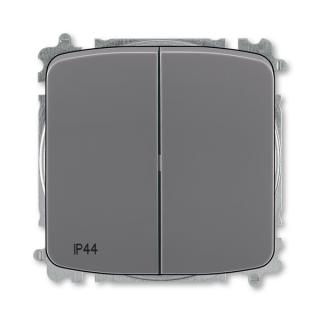 Spínač IP 44, řazení 5, 3559A-A05940 S2, ABB, Tango, kouřová šedá (ABB, Tango, kouřová šedá)