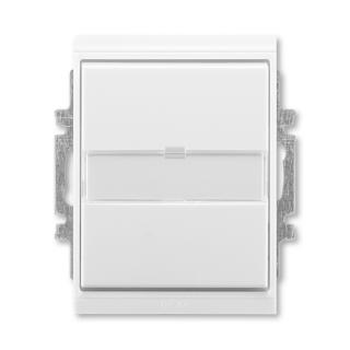 Spínač řazení 6/0 (ovládač přepínací), IP 44, popisové pole, 3558E-A86910 03, ABB, Time®, Element®, bílá / bílá (ABB, Time®, Element®, bílá / bílá)